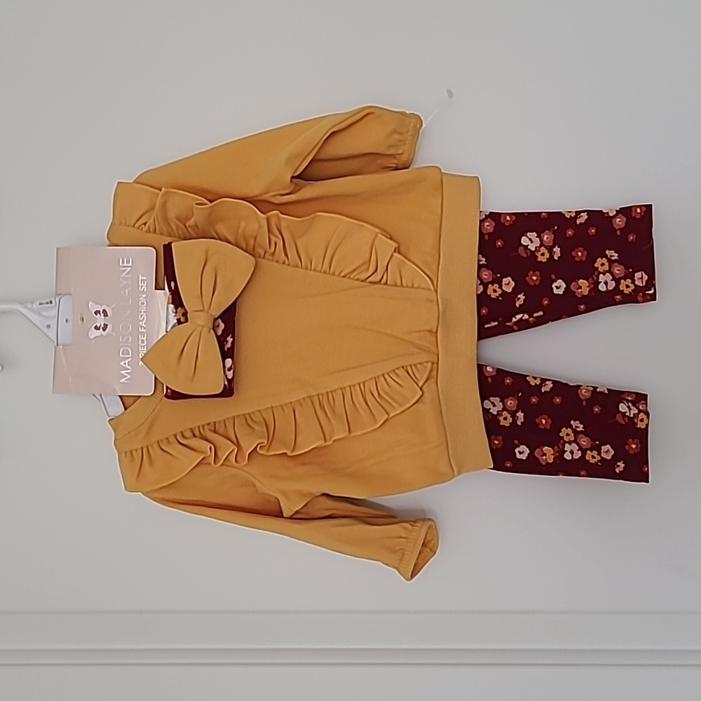 Baby girls 3 piece fall set